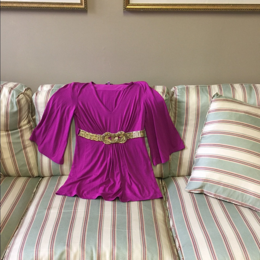 ❤️Cache Purple Top. Size S. - Picture 4 of 8